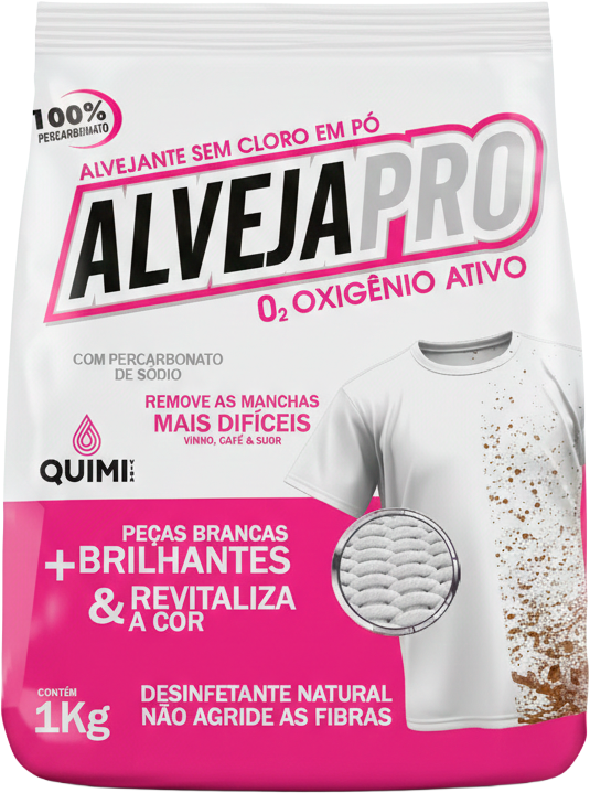 Embalagem AlvejaPro Clareador em Pó